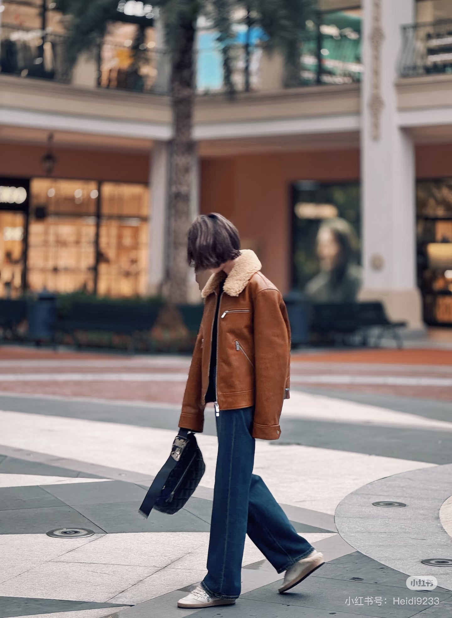 M*u 25fw leather jacket