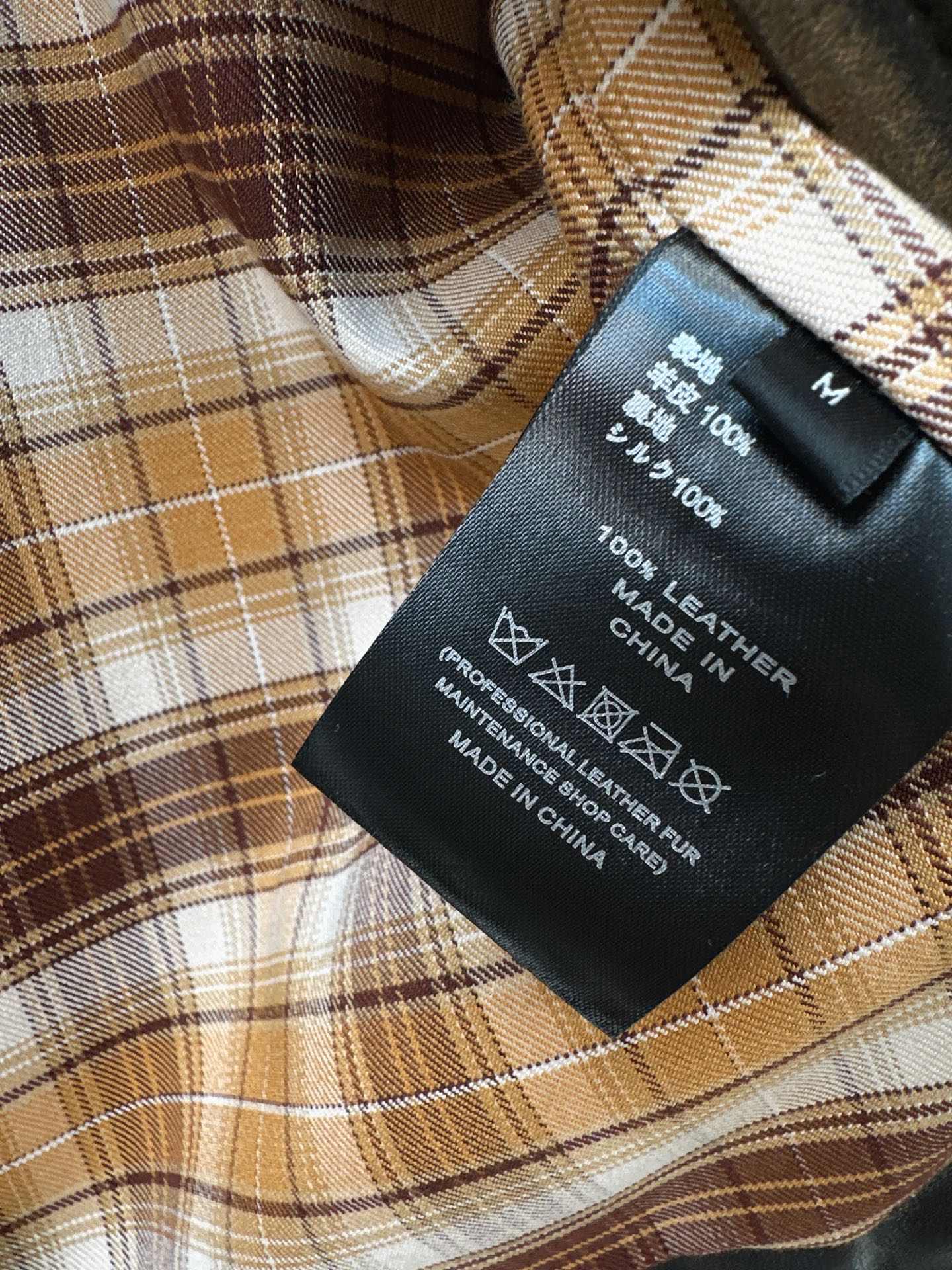 M*u 25fw leather jacket