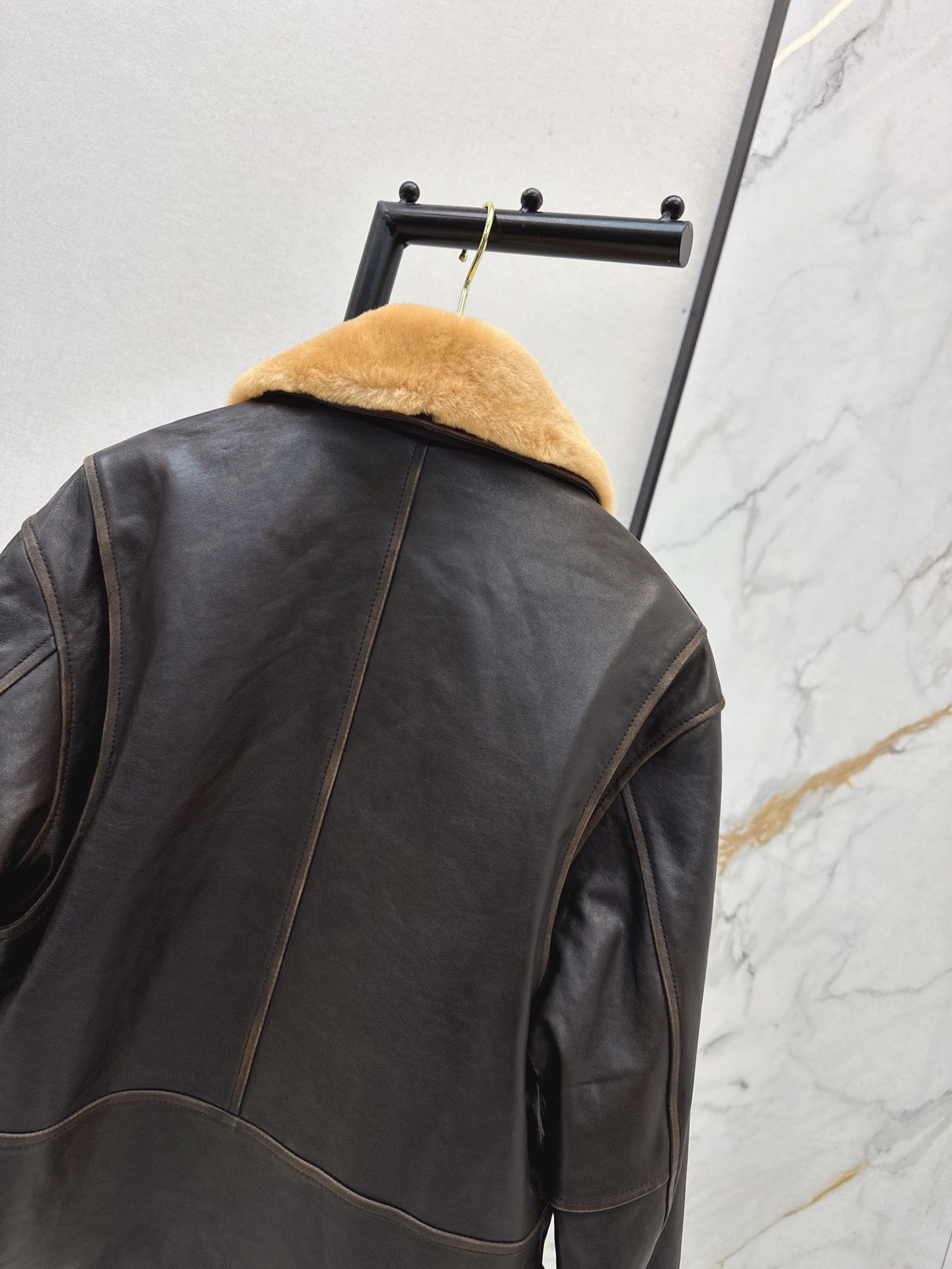 M*u 25fw leather jacket