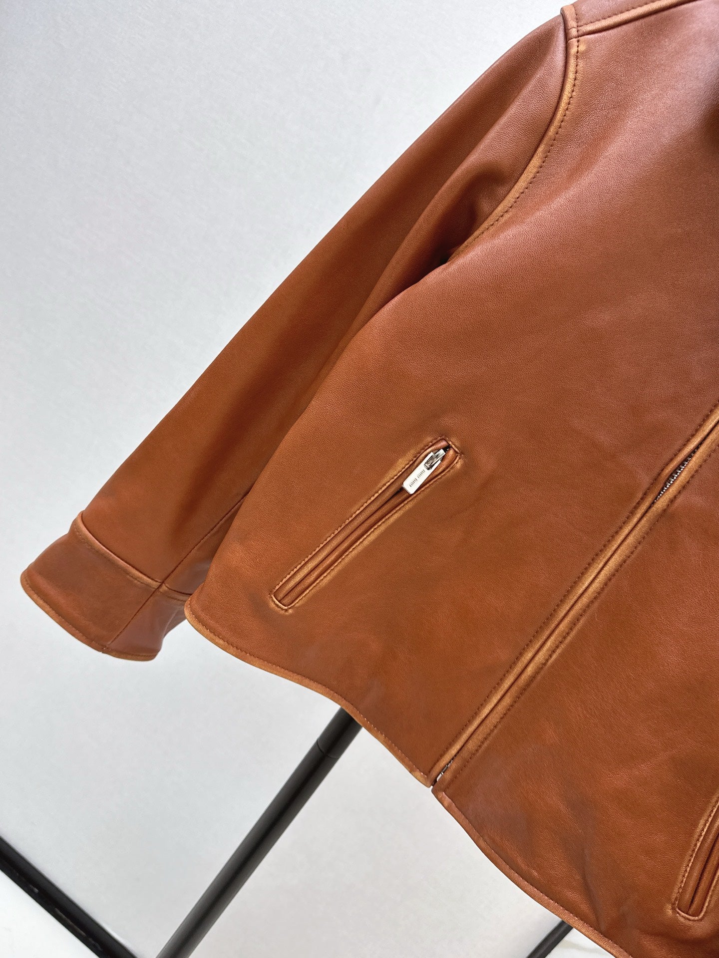 M*u 25fw leather jacket