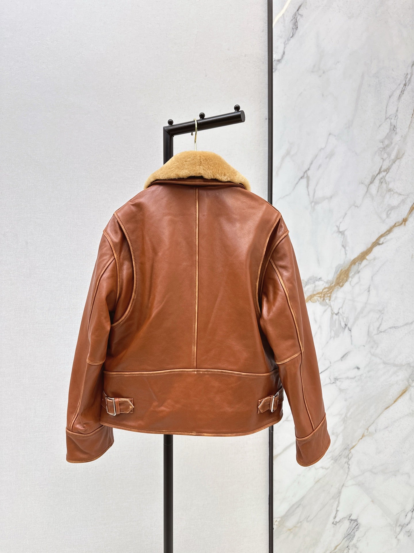 M*u 25fw leather jacket