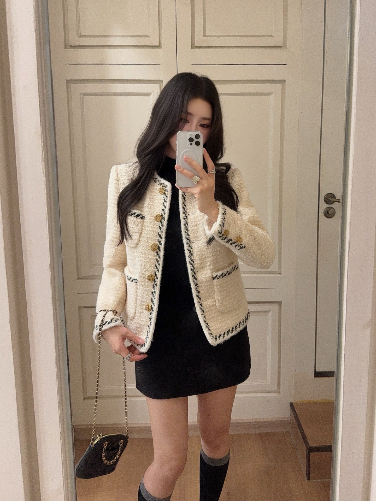 C*nel 25fw knitted jacket