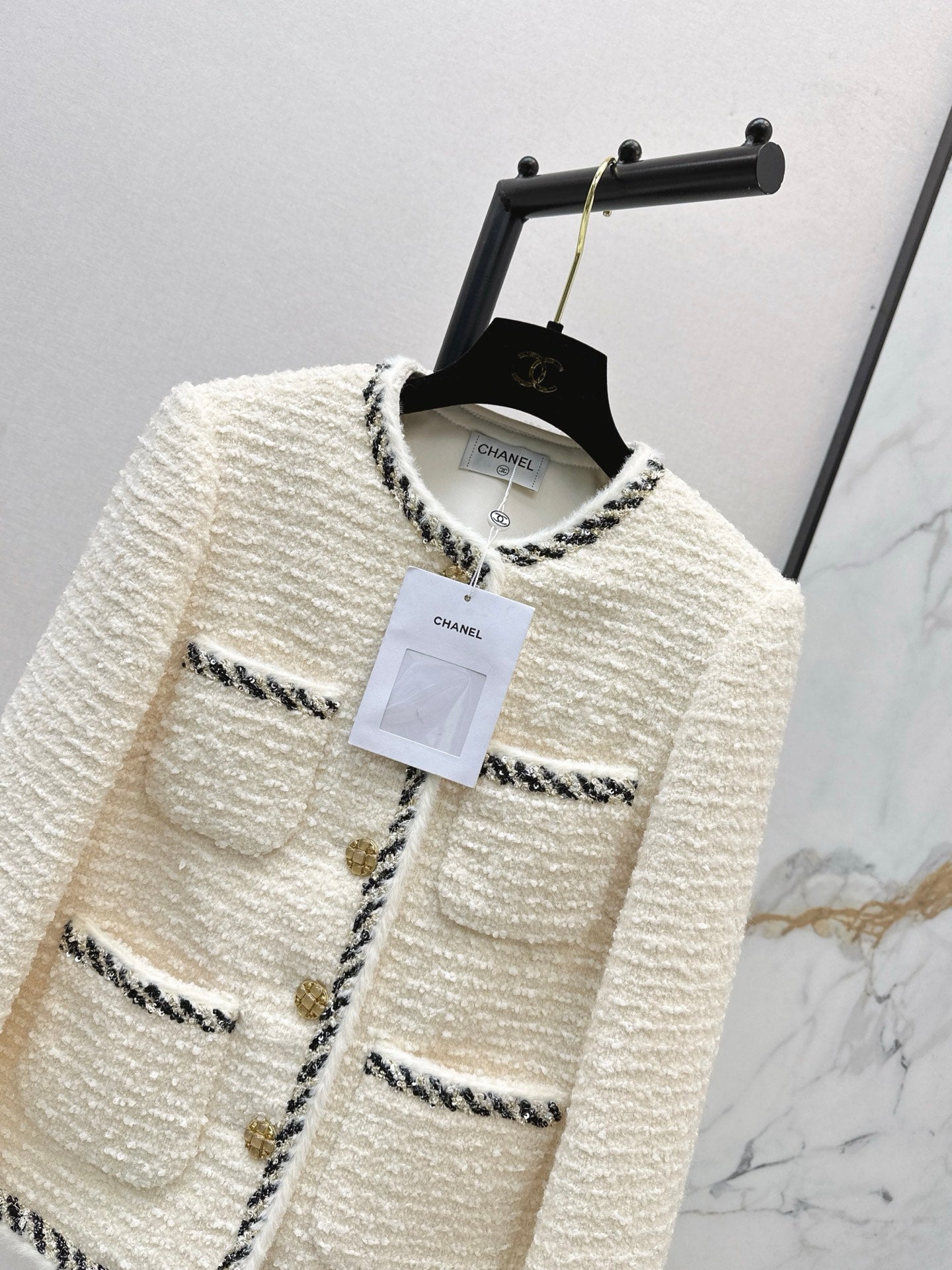 C*nel 25fw knitted jacket