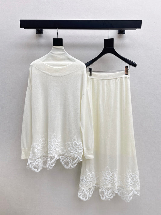 ES* 25fw wool lace suit