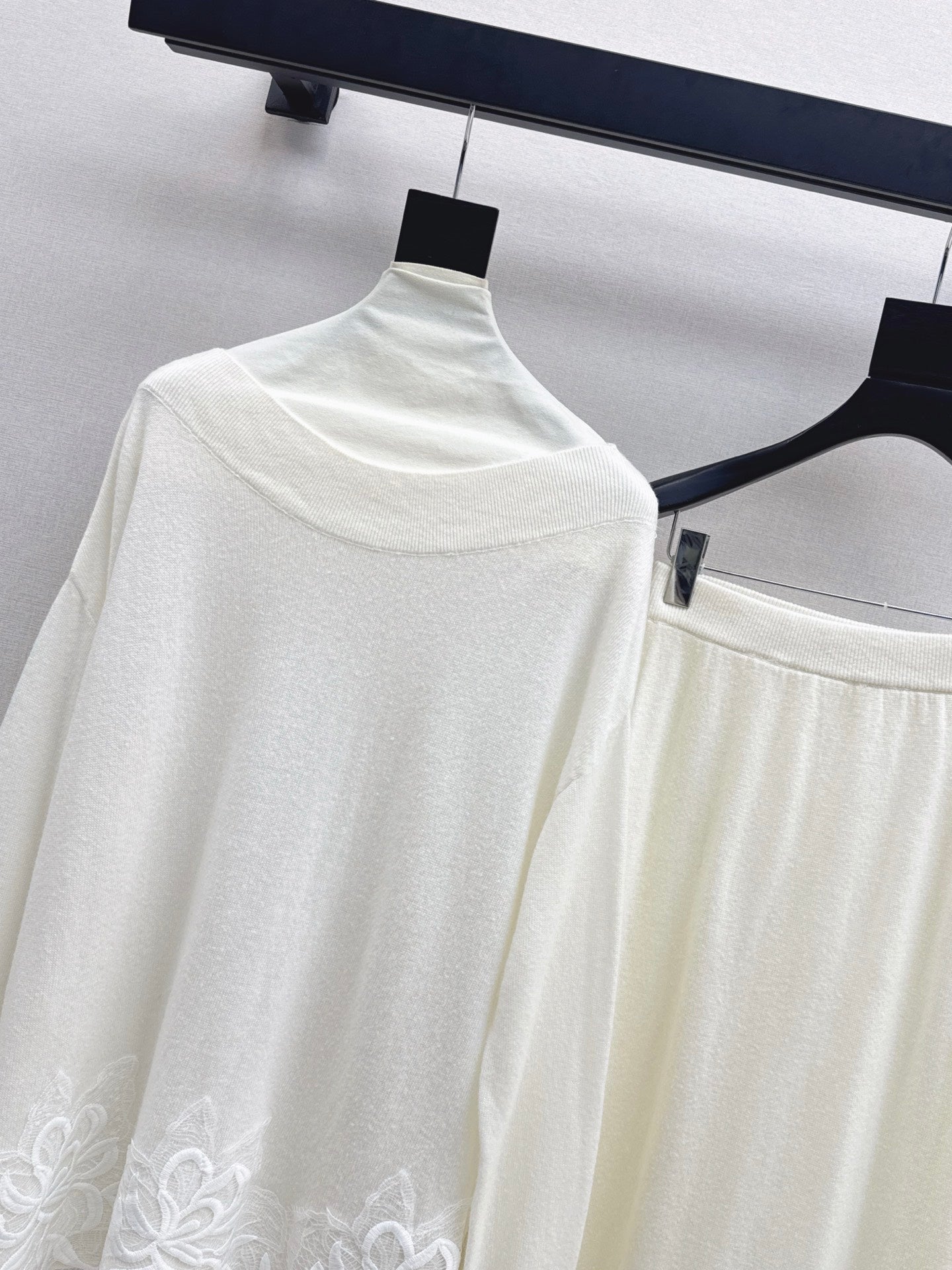 ES* 25fw wool lace suit