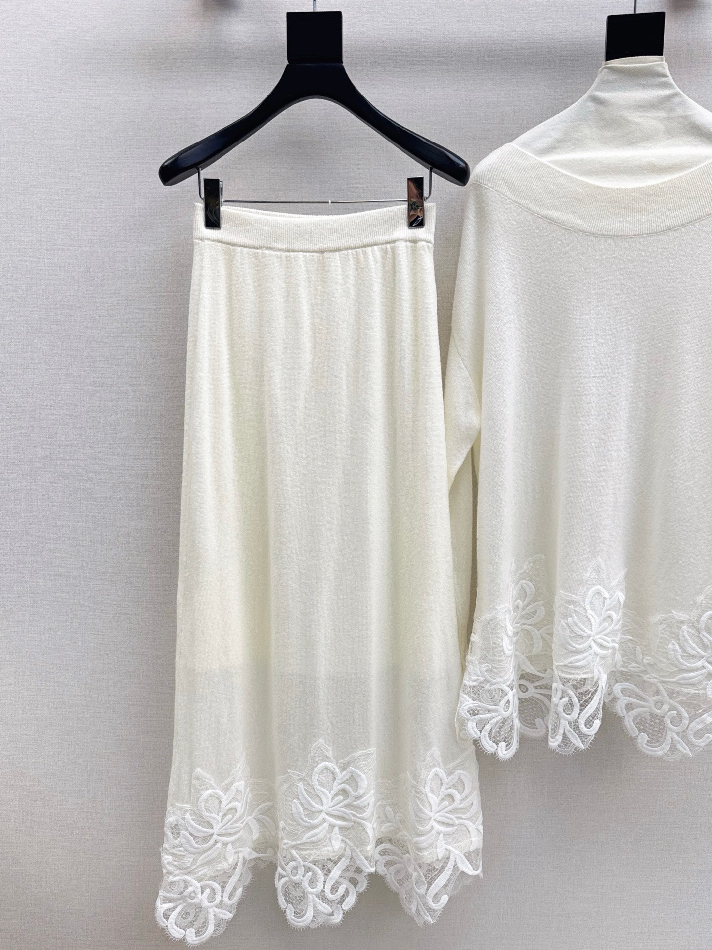 ES* 25fw wool lace suit