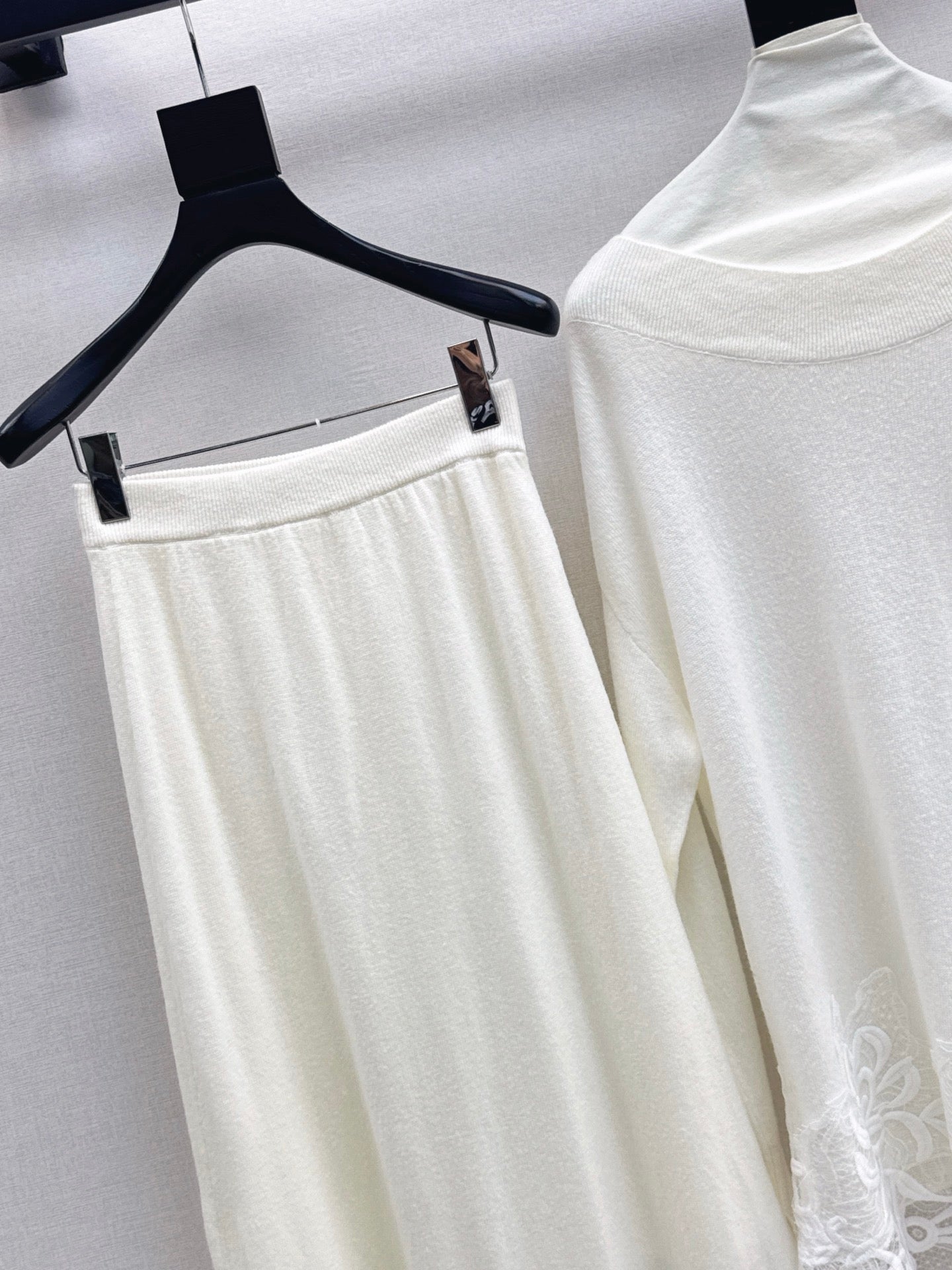 ES* 25fw wool lace suit