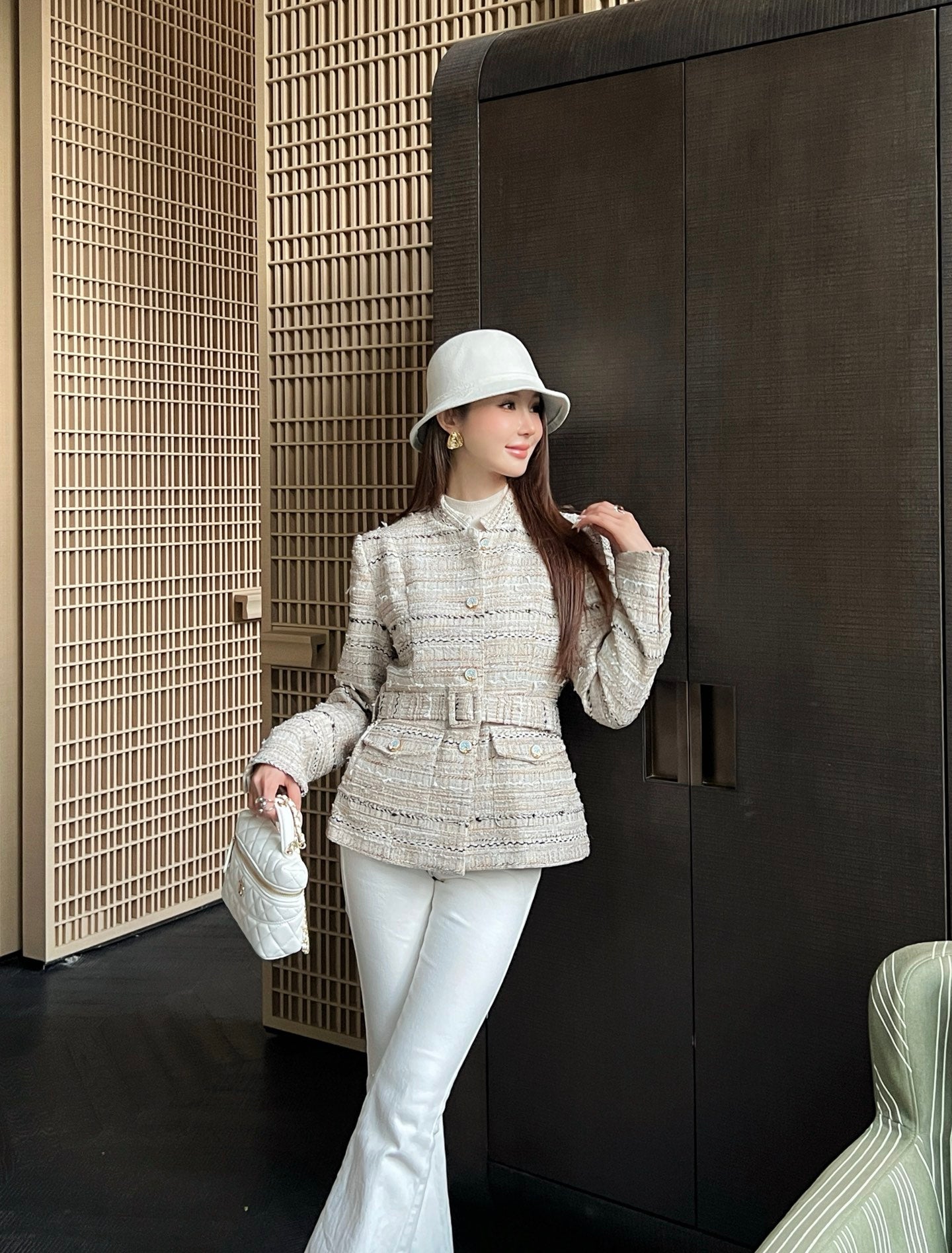 C*nel 25fw knitted jacket