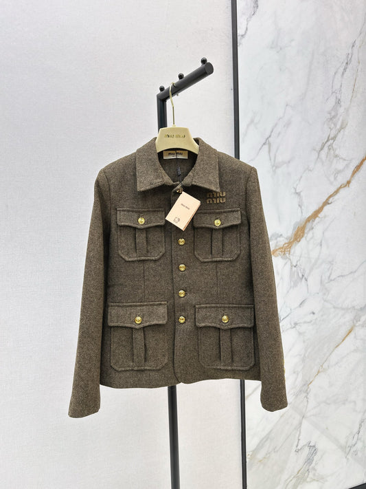 M*u 25fw knitted jacket