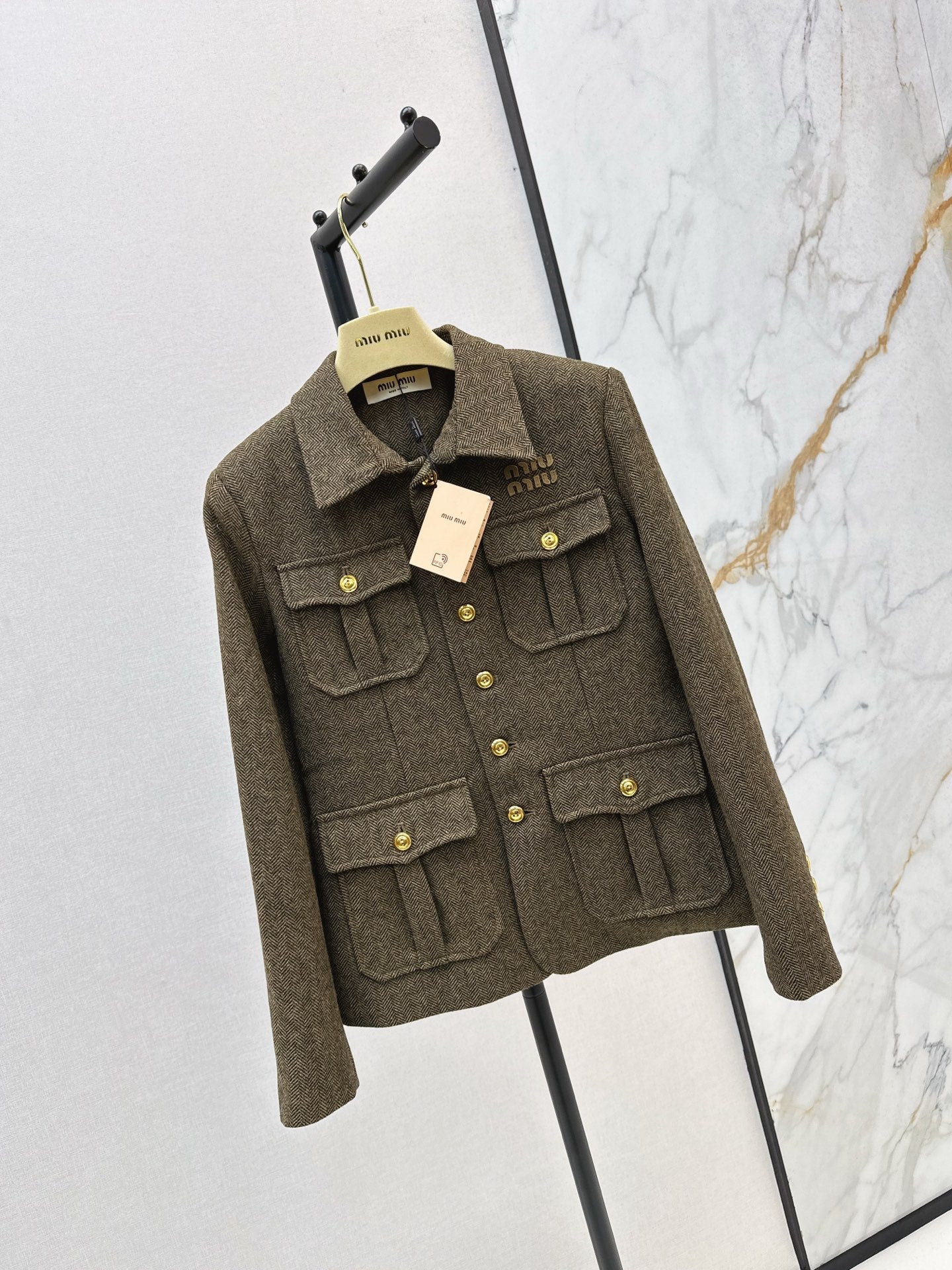 M*u 25fw knitted jacket