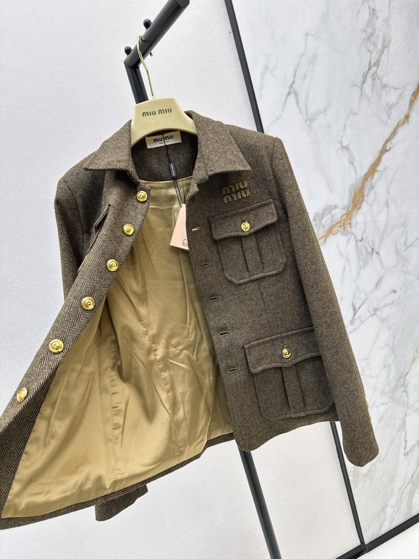 M*u 25fw knitted jacket