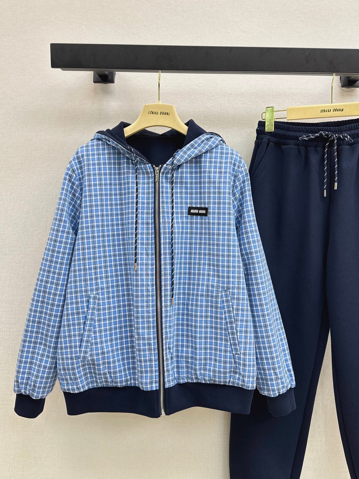 M*u 25fw Double-sided reversible casual suit