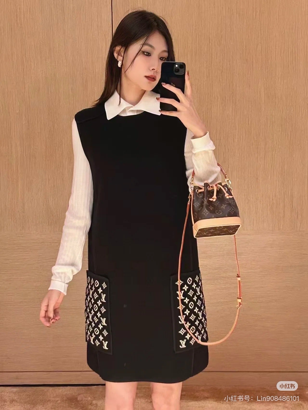 Loui* 25fw vest dress