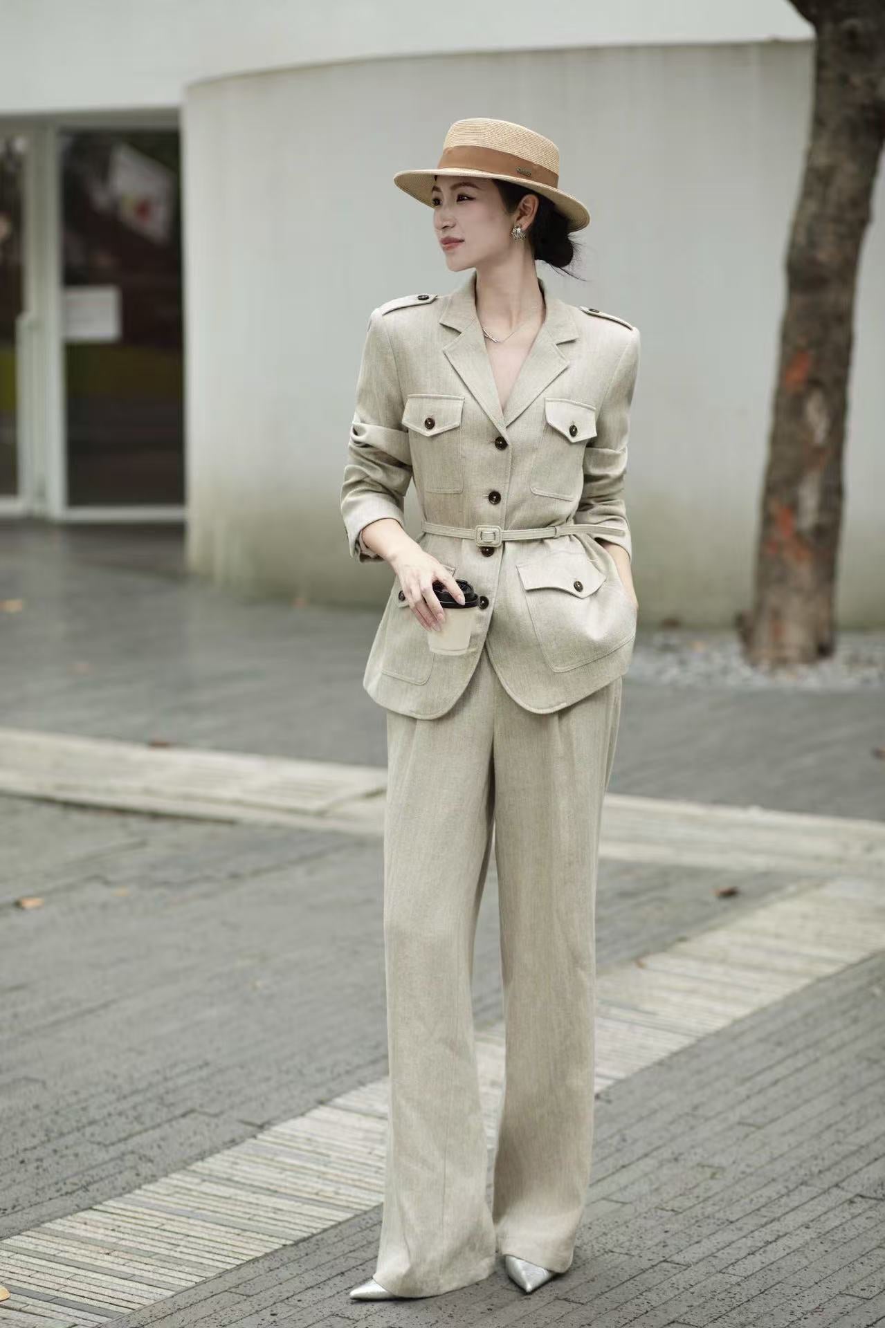 Lor*P 25fw linen suit