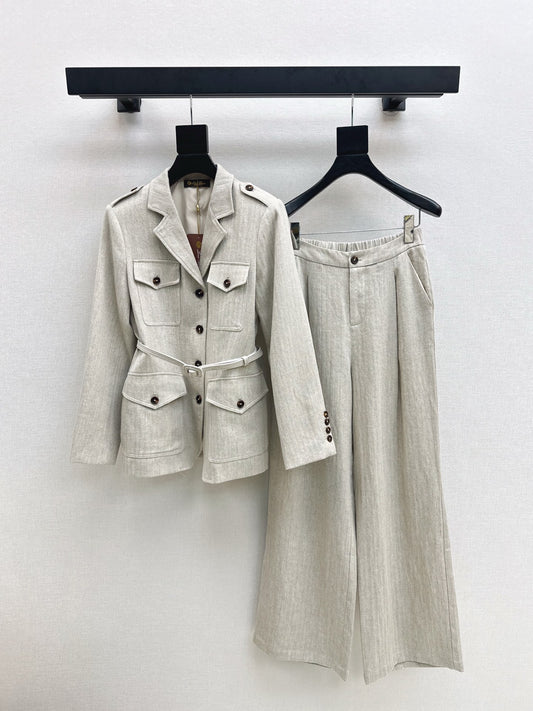 Lor*P 25fw linen suit