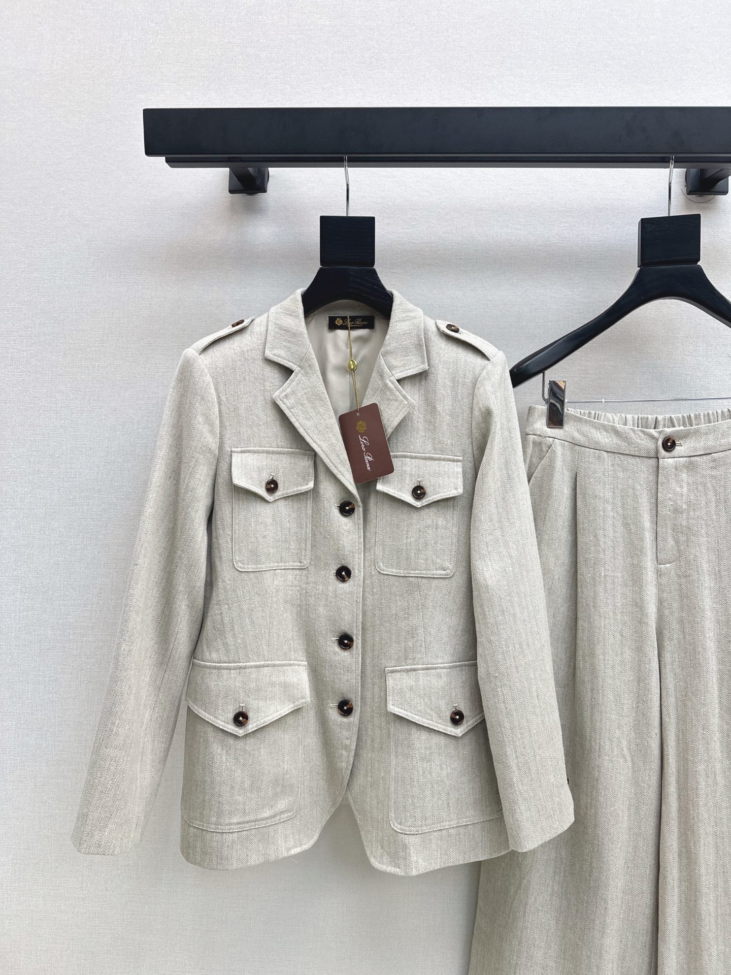 Lor*P 25fw linen suit