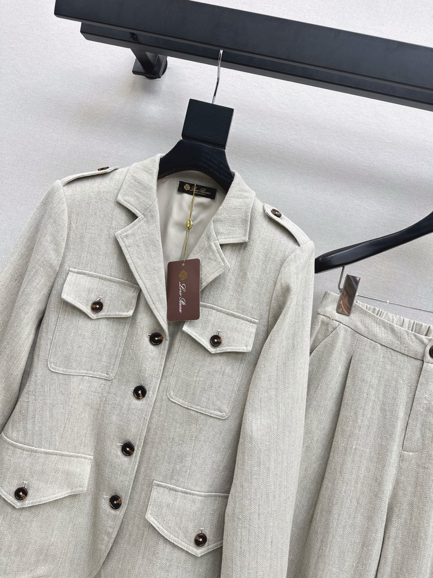 Lor*P 25fw linen suit