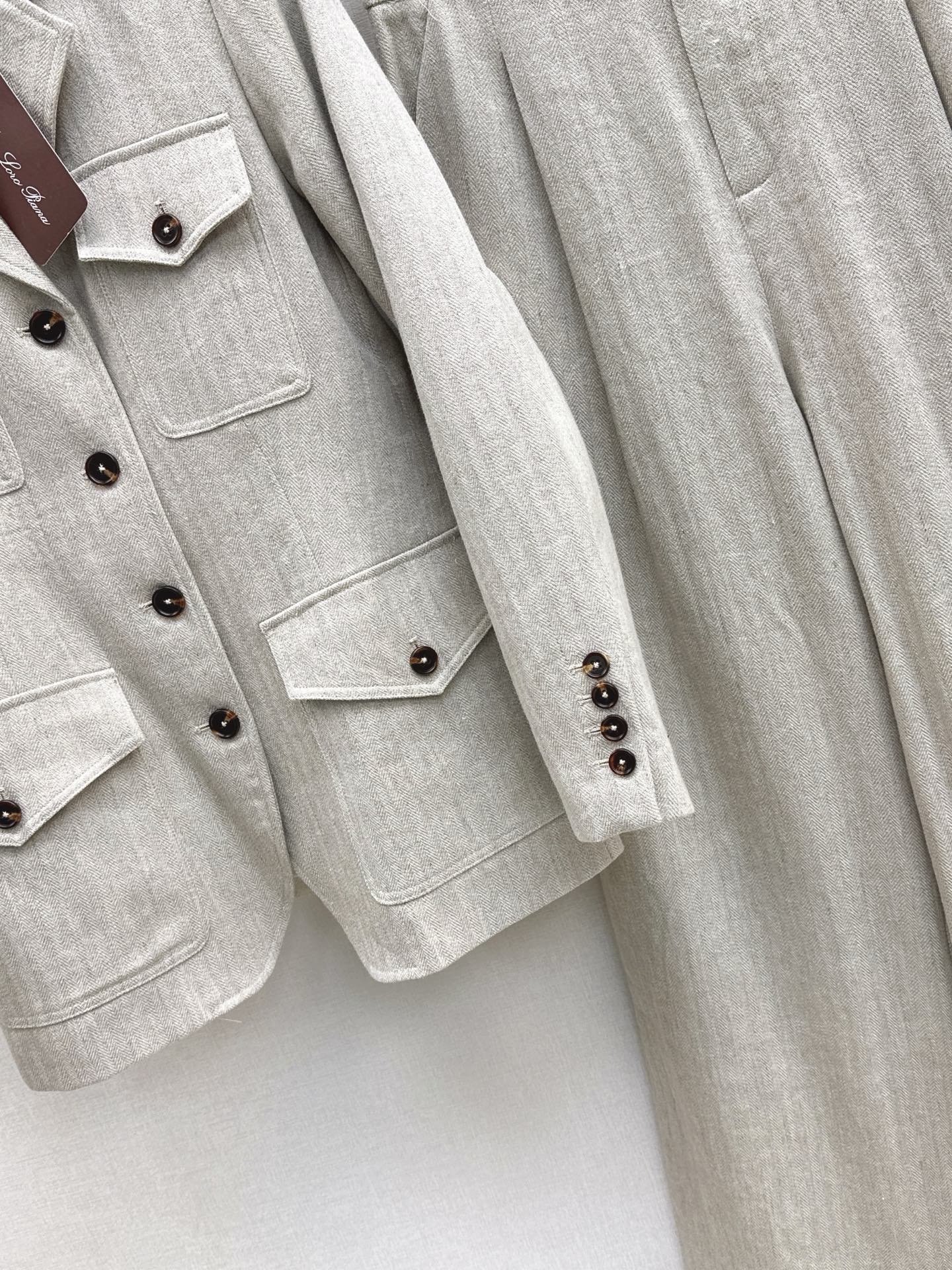 Lor*P 25fw linen suit
