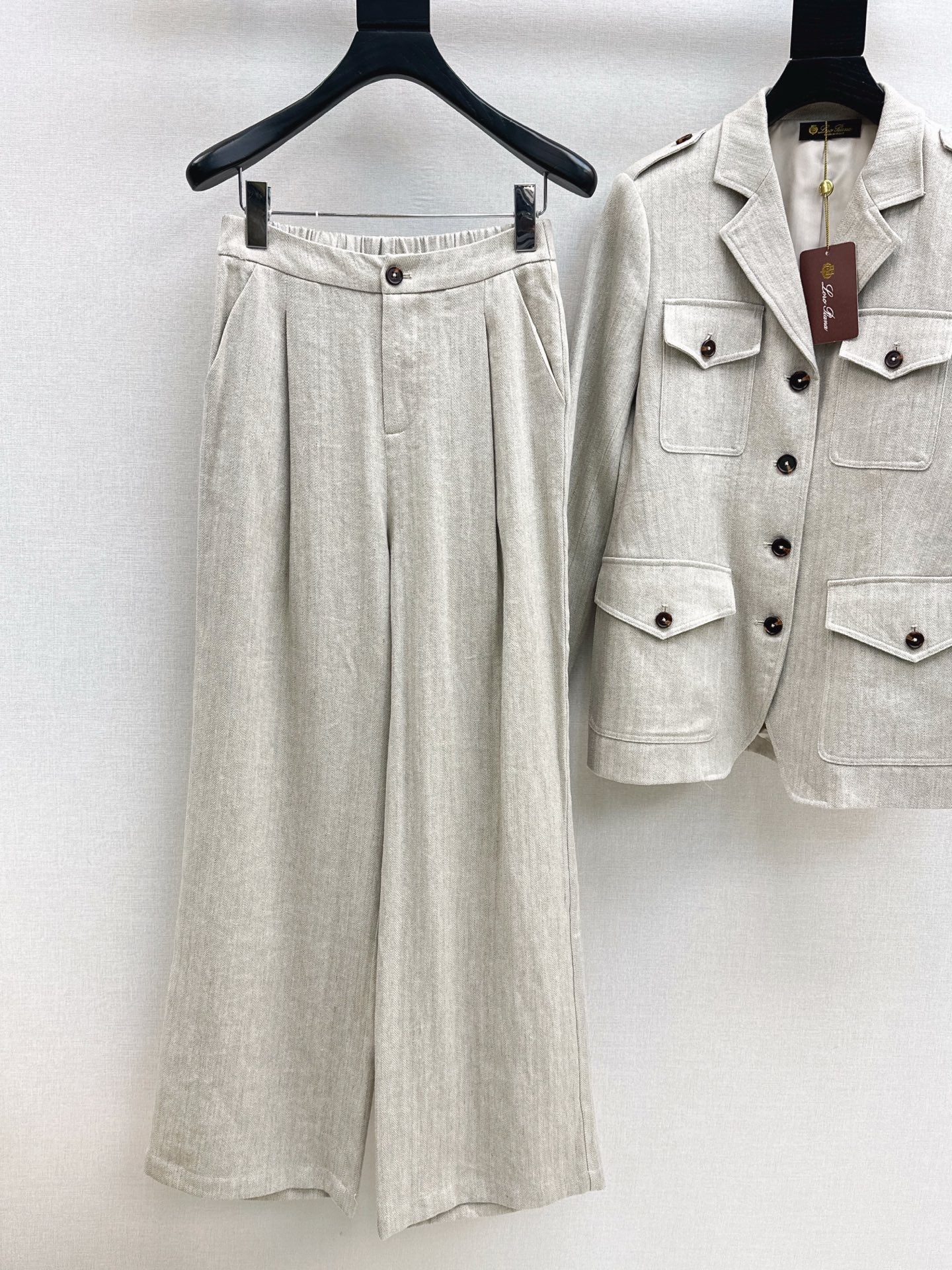Lor*P 25fw linen suit