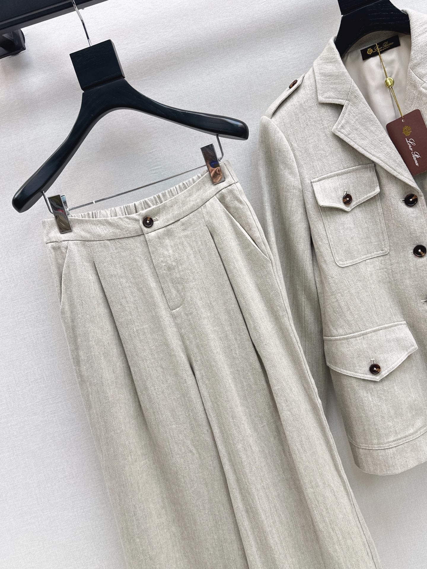Lor*P 25fw linen suit