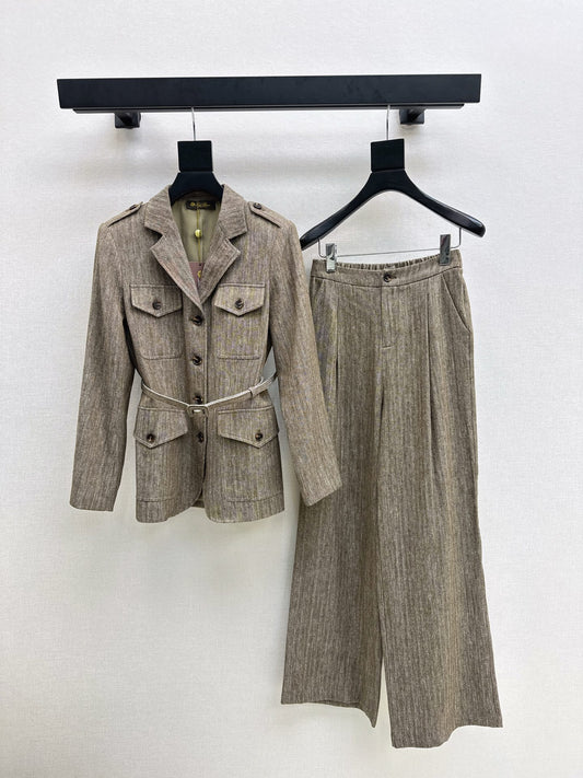 Lor*P 25fw linen suit