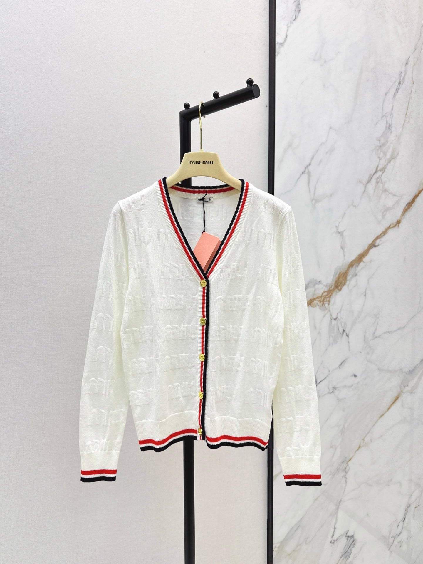 M*u 25fw wool cardigan