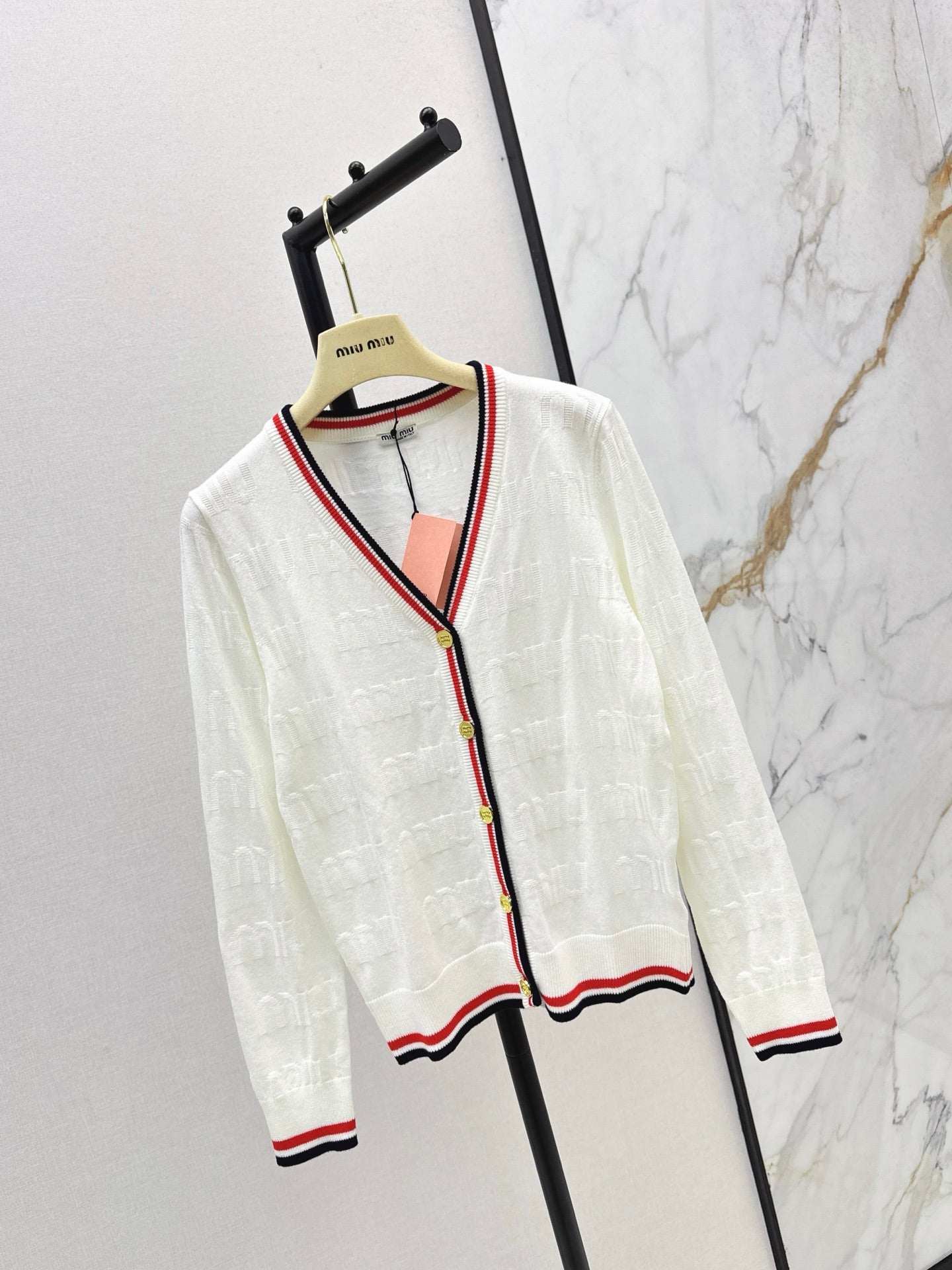 M*u 25fw wool cardigan