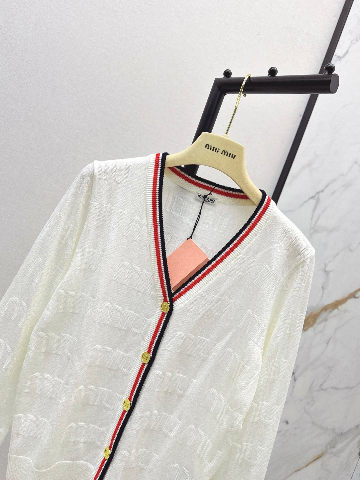 M*u 25fw wool cardigan