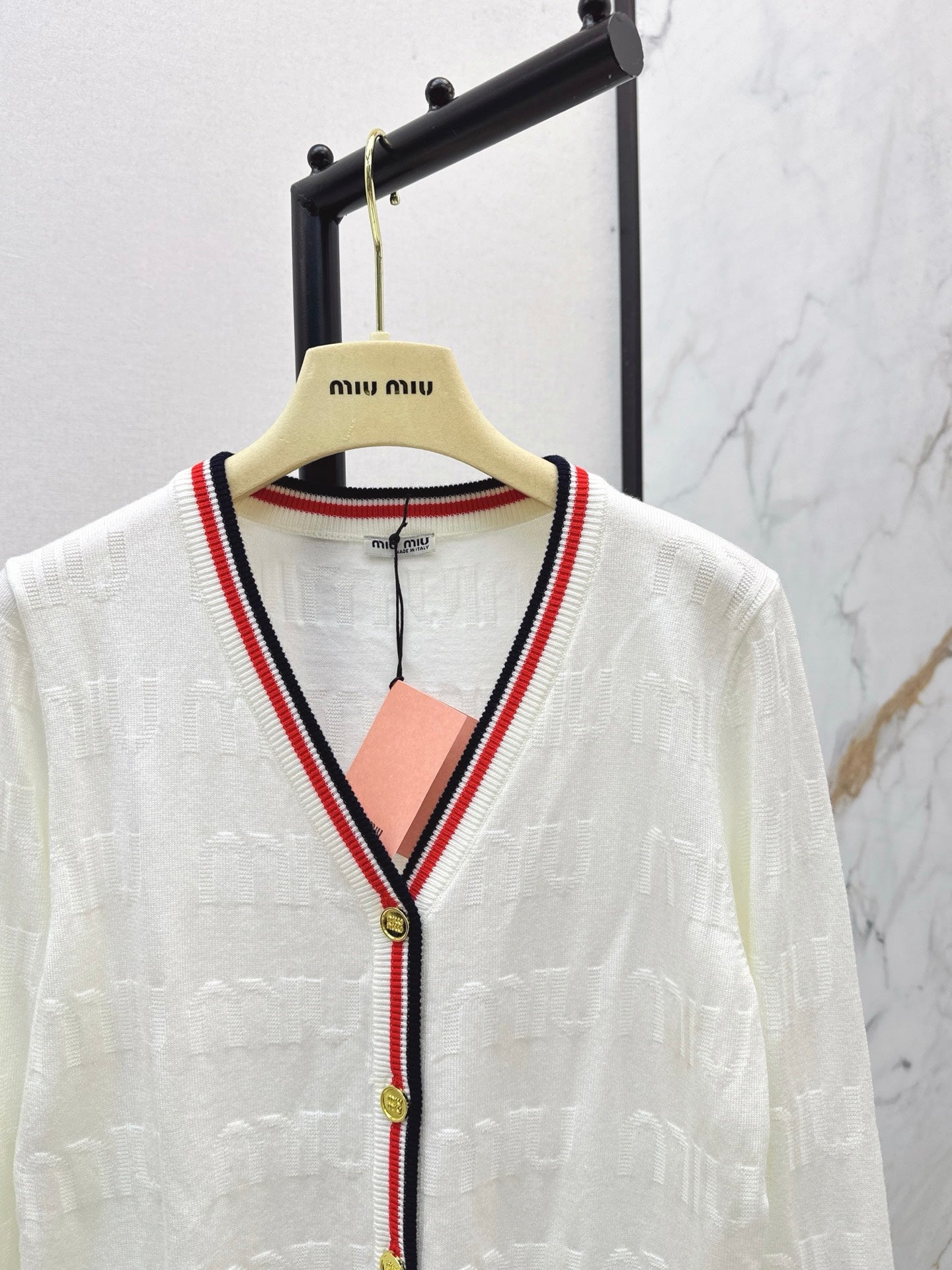 M*u 25fw wool cardigan