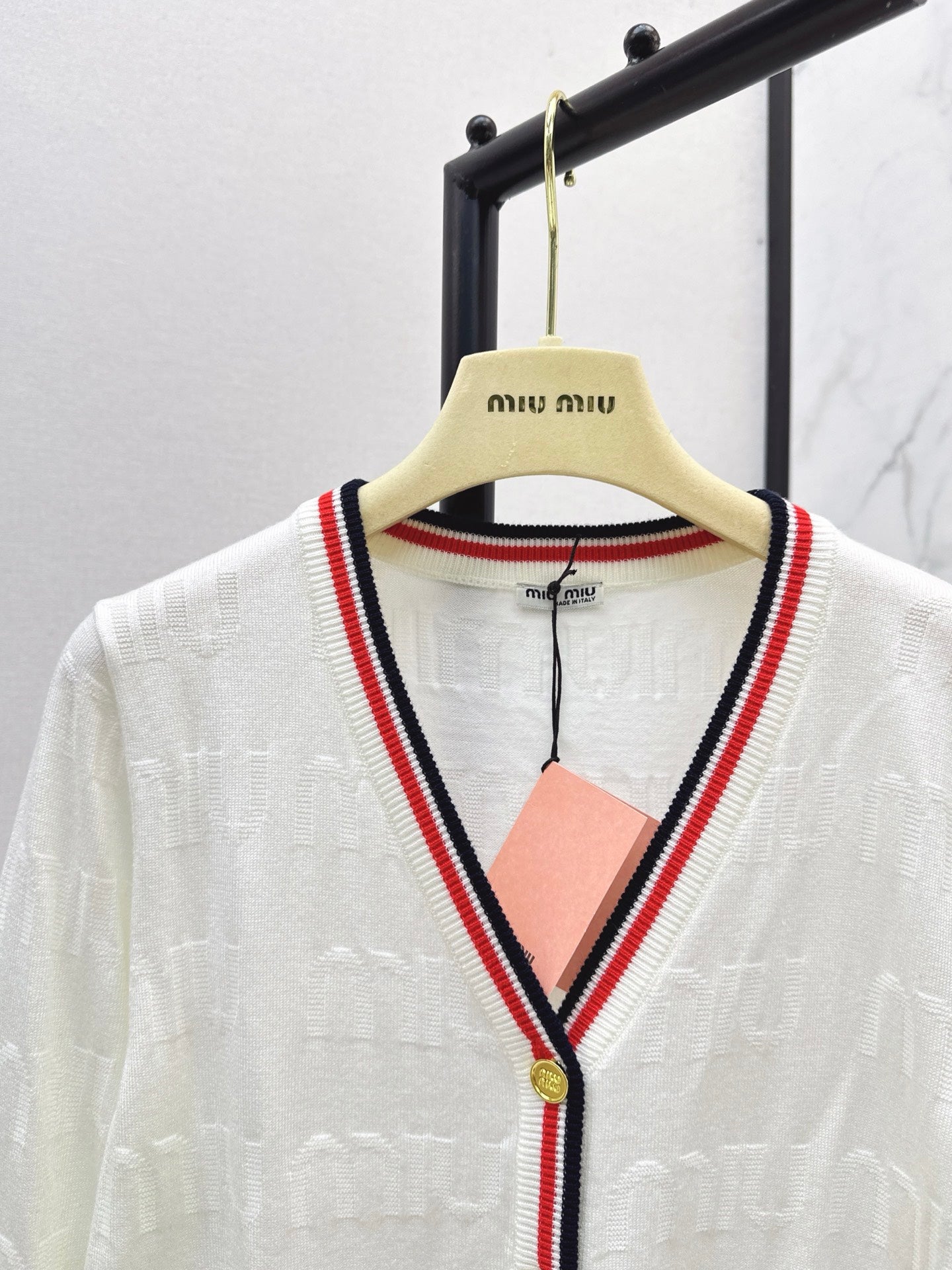 M*u 25fw wool cardigan