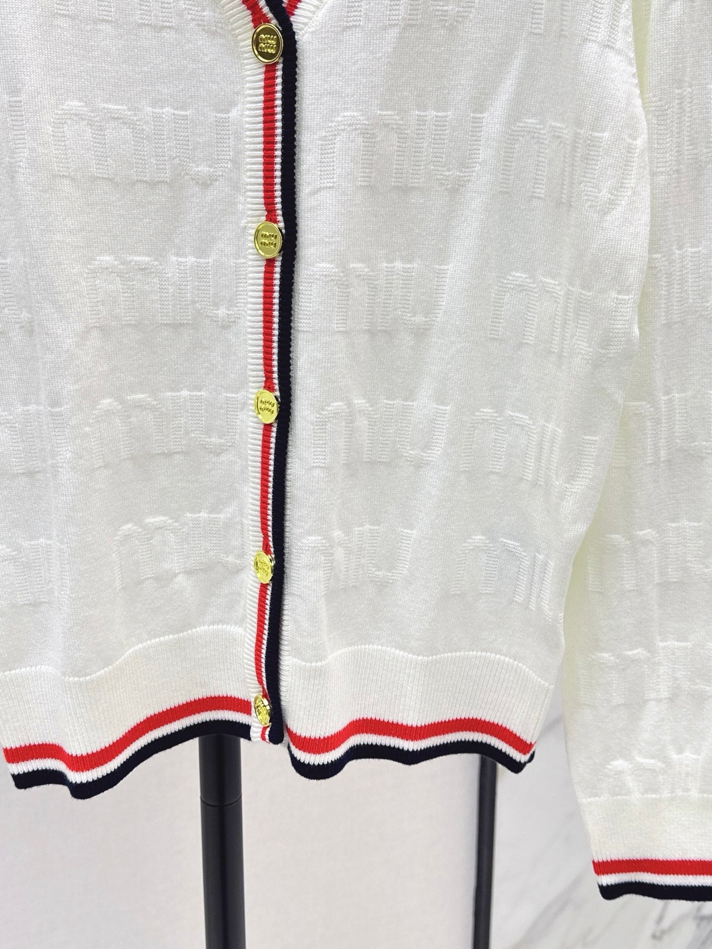 M*u 25fw wool cardigan