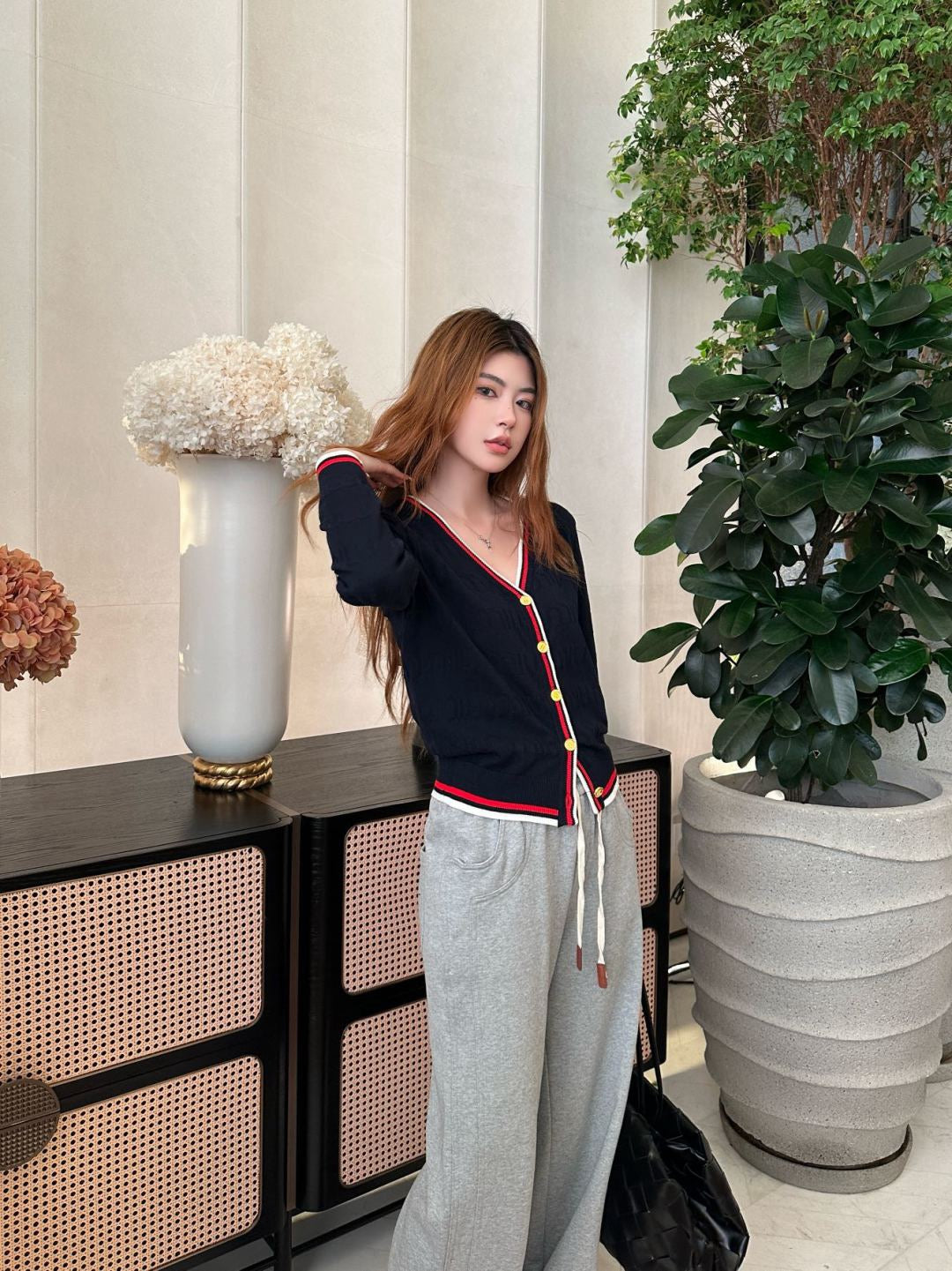 M*u 25fw wool cardigan