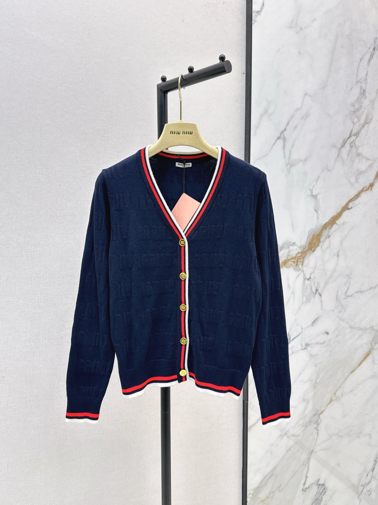 M*u 25fw wool cardigan