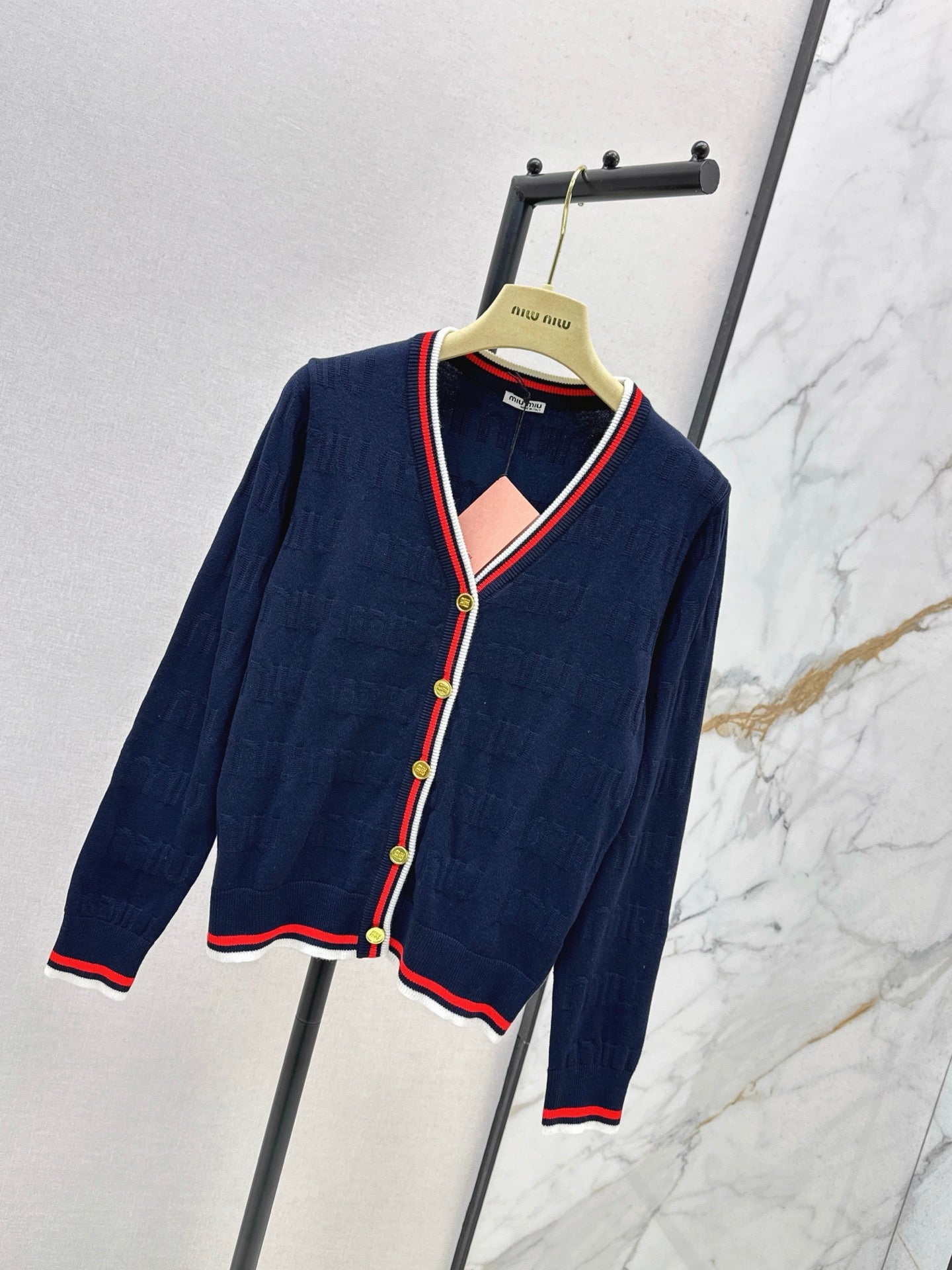 M*u 25fw wool cardigan