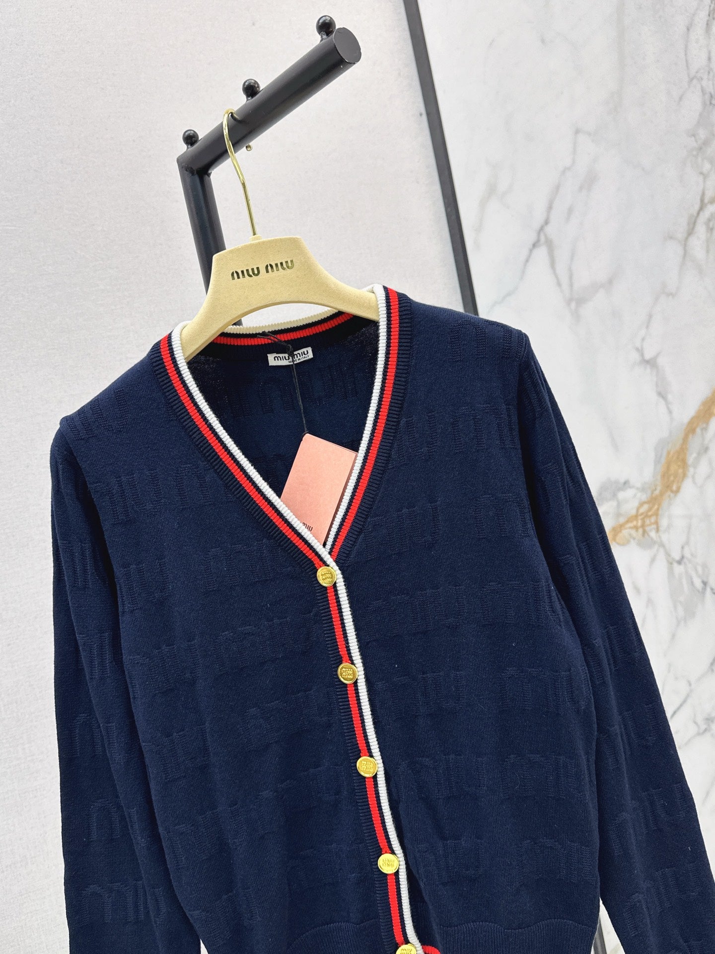 M*u 25fw wool cardigan