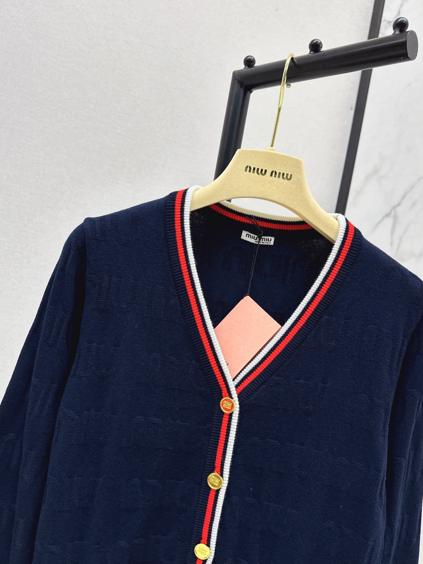 M*u 25fw wool cardigan