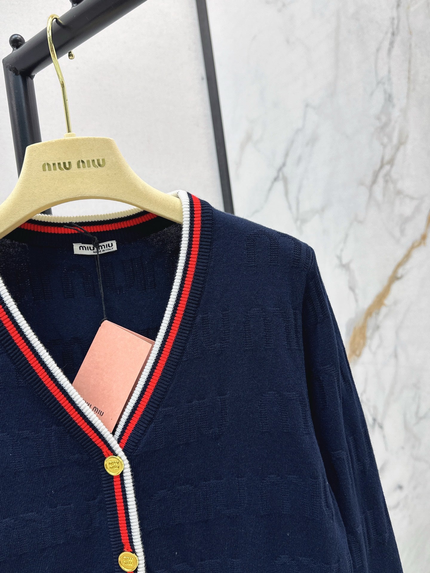 M*u 25fw wool cardigan