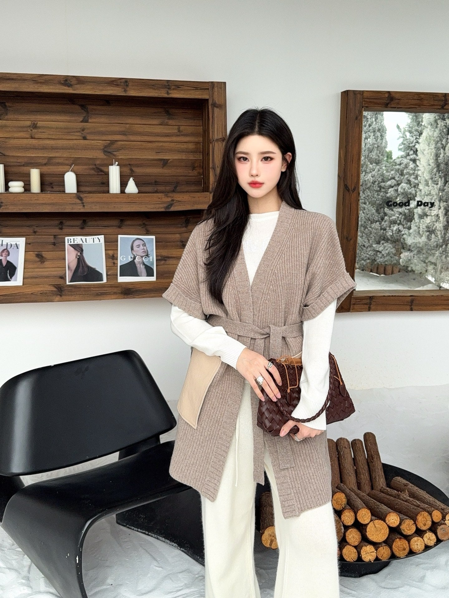 Lor*P 25fw wool vest