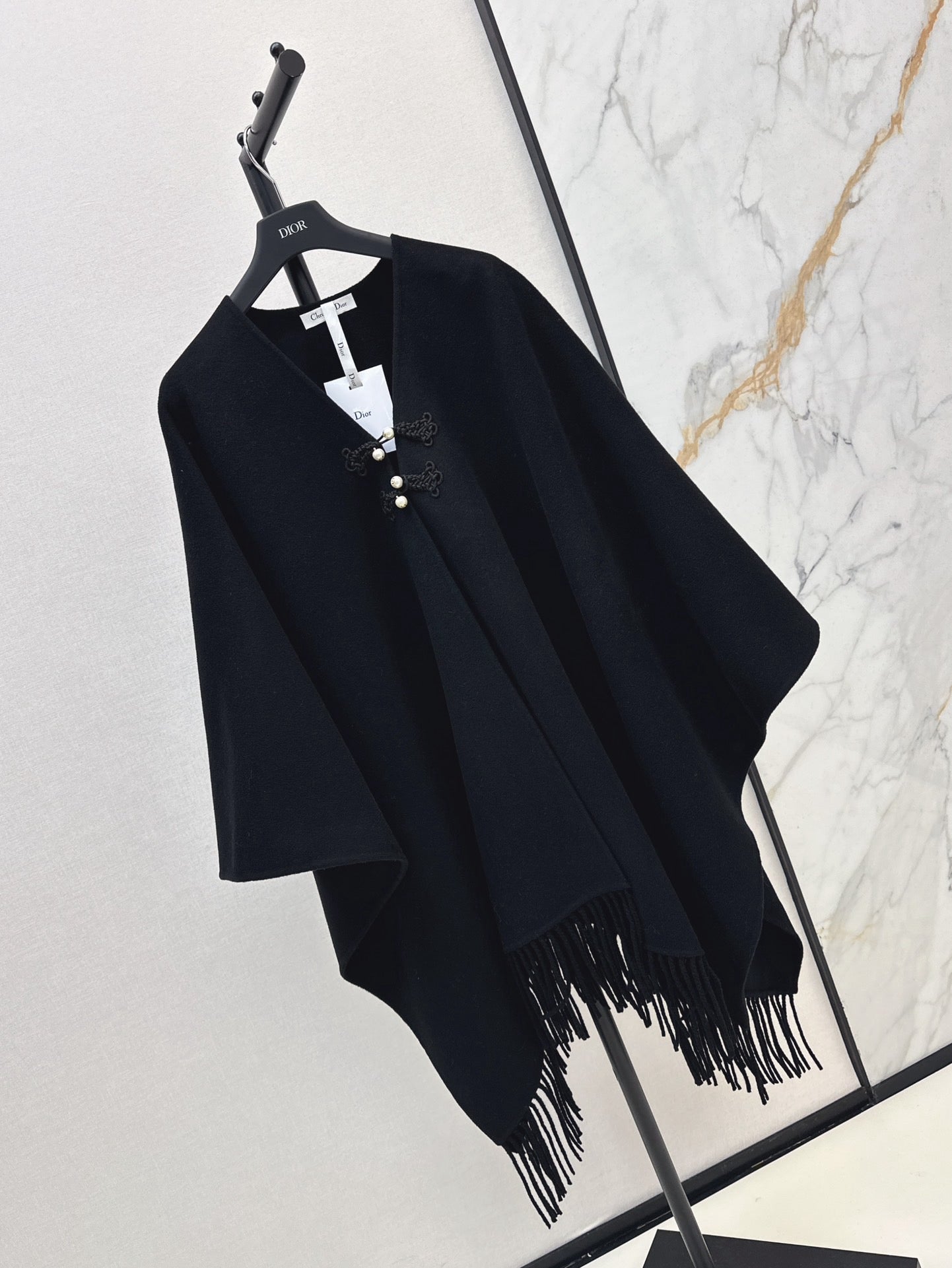 D*r 25fw scarf cape coat