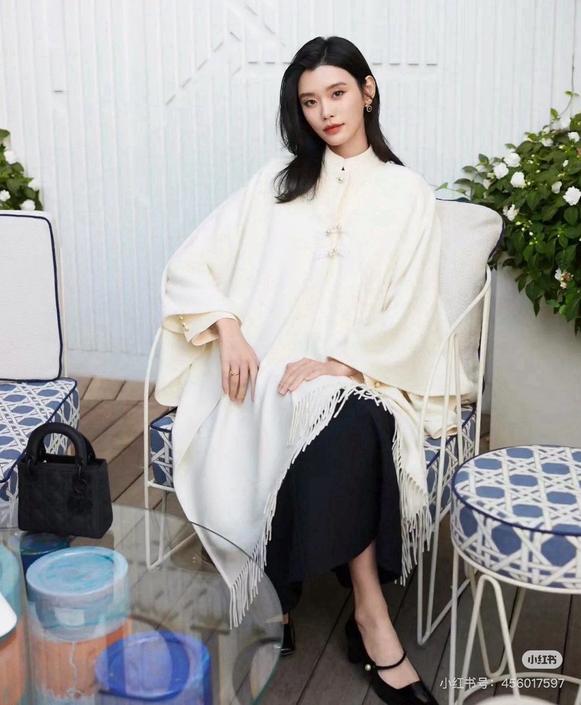 D*r 25fw scarf cape coat