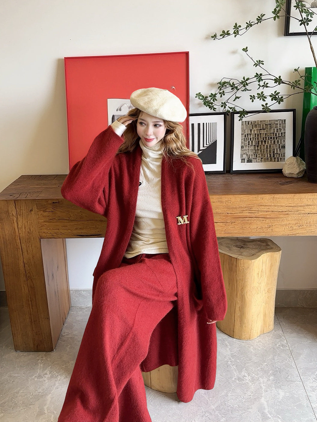 Max*M 25fw wool suit