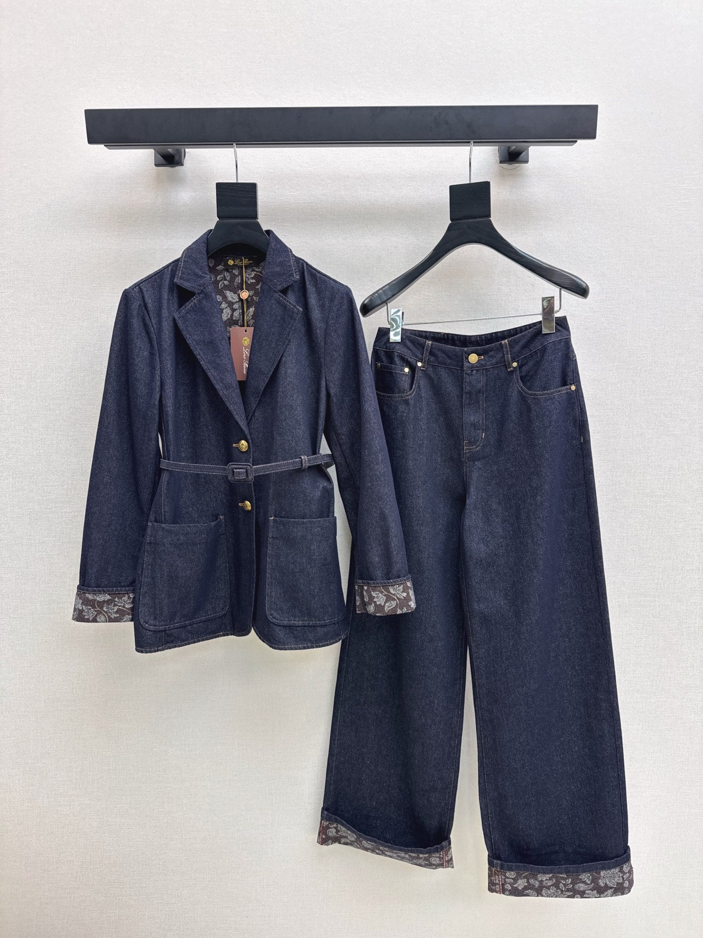 Lor*P 25fw denim suit
