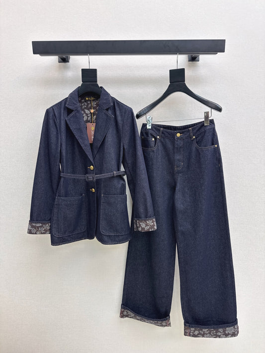 Lor*P 25fw denim suit