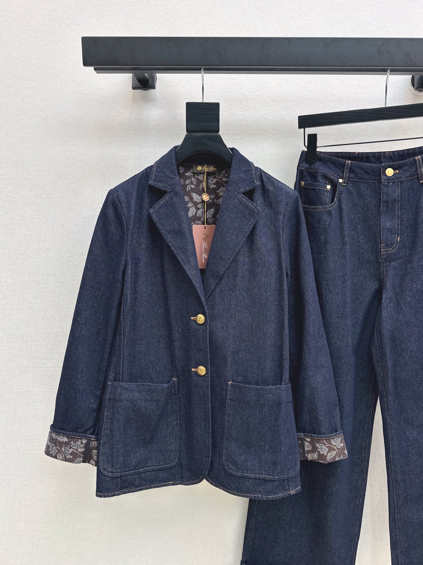 Lor*P 25fw denim suit