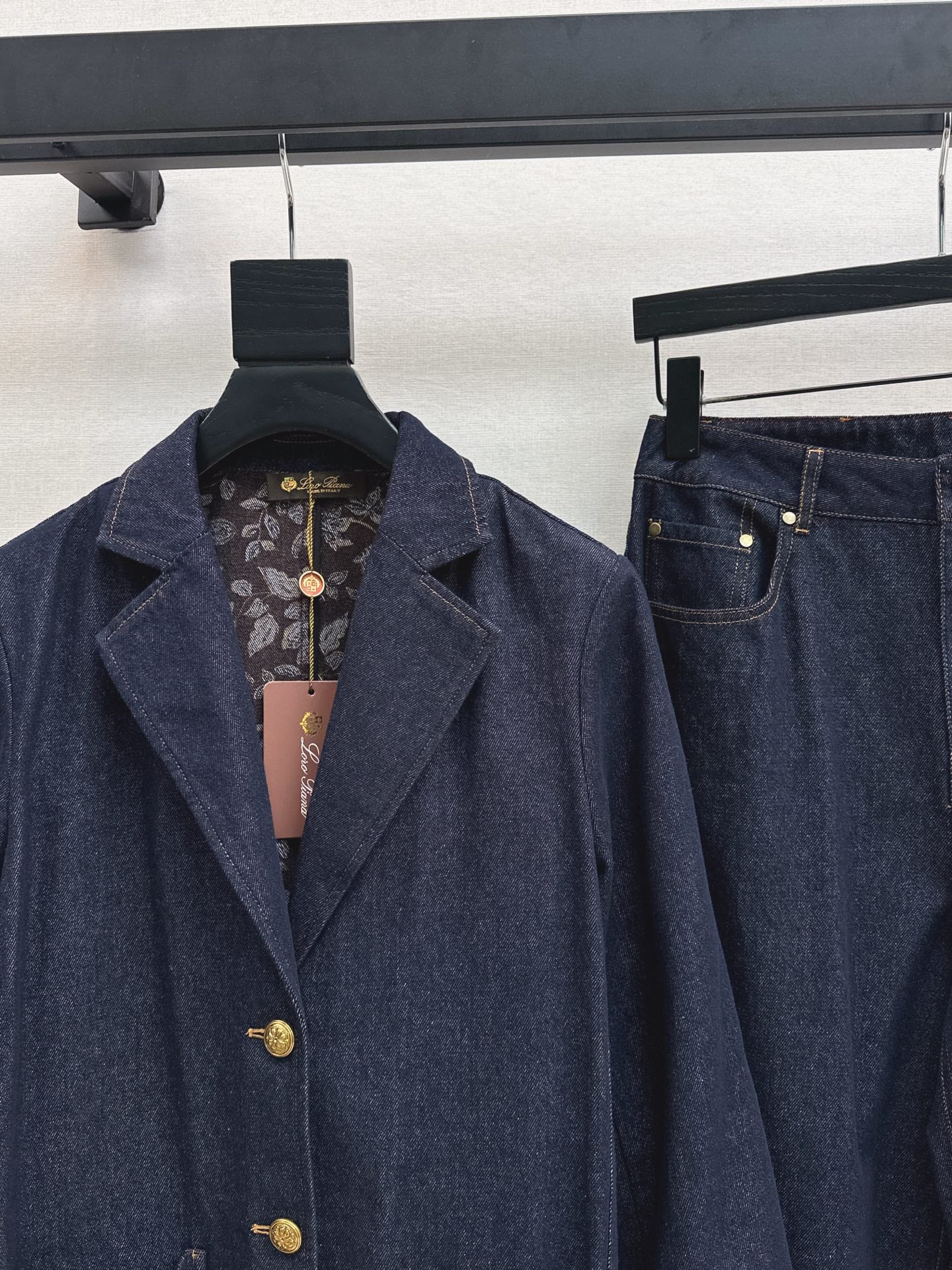 Lor*P 25fw denim suit