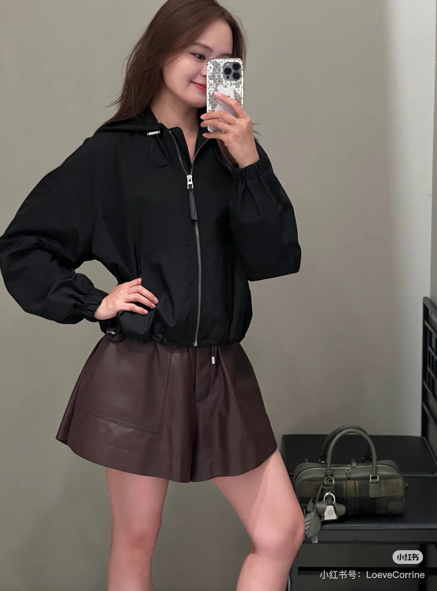 Loew* 25fw sheepskin short