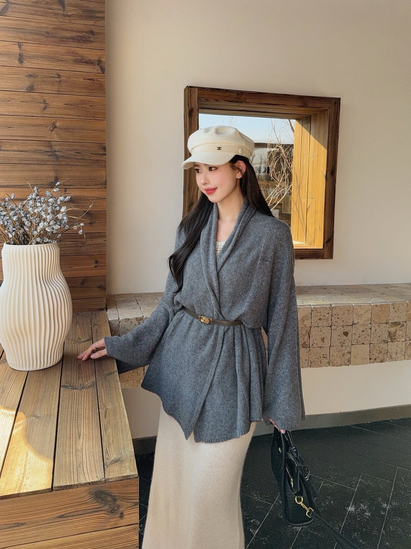 Herm* 25fw wool cardigan