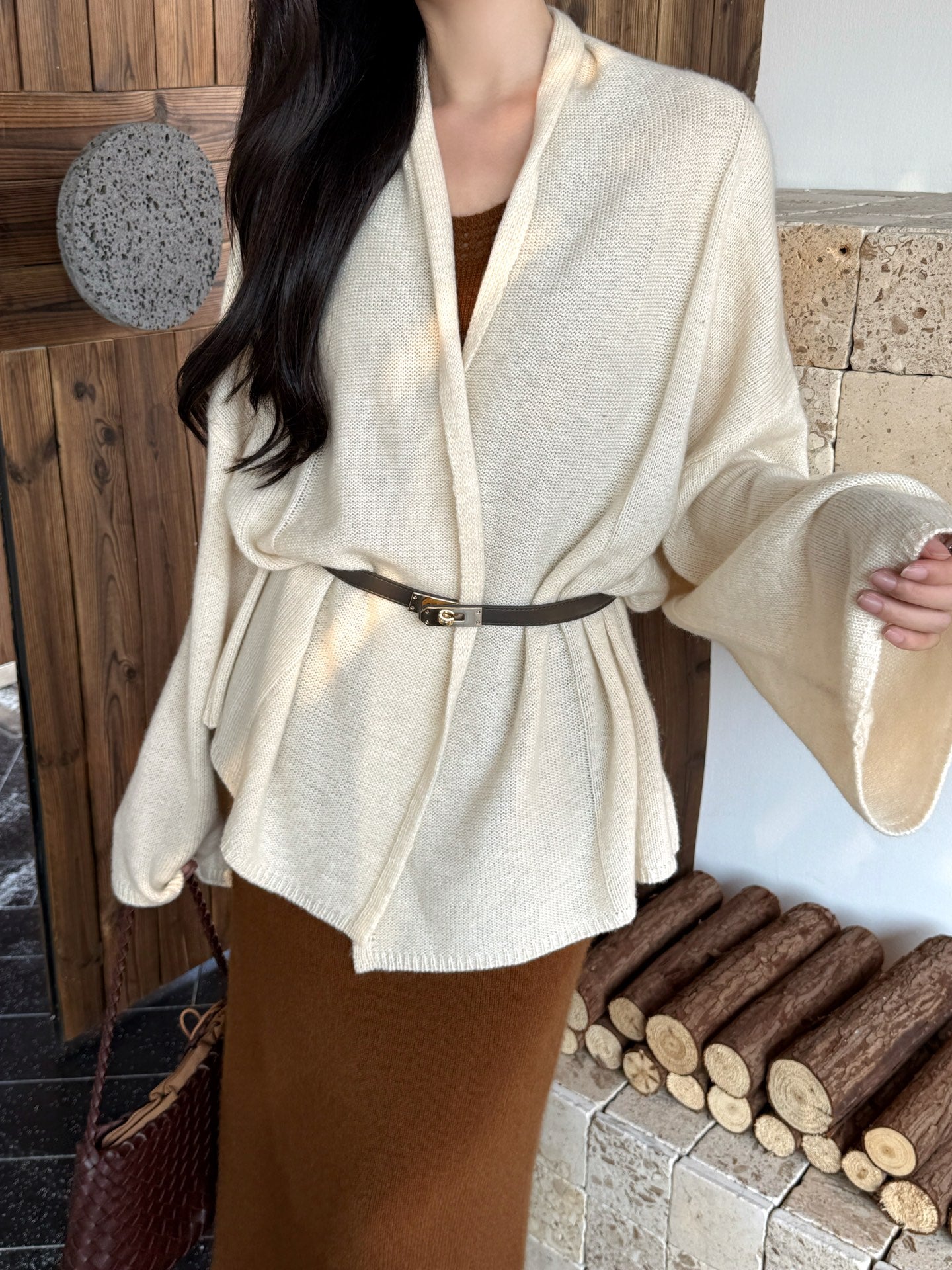 Herm* 25fw wool cardigan