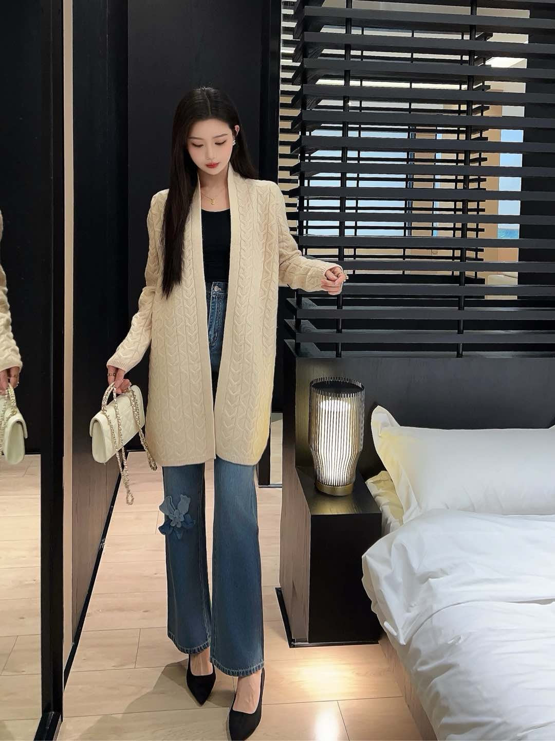 Herm* 25fw wool cardigan