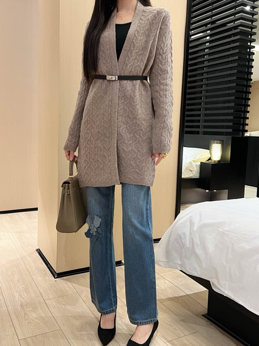 Herm* 25fw wool cardigan